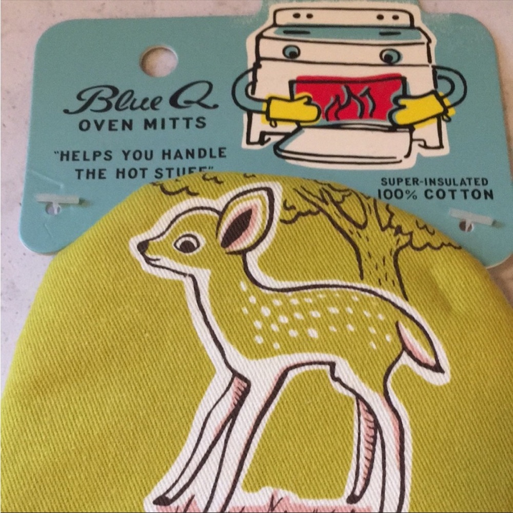 NWT Blue Q Learn Your Baby Animals! Oven Mitt - Picture 3 of 11